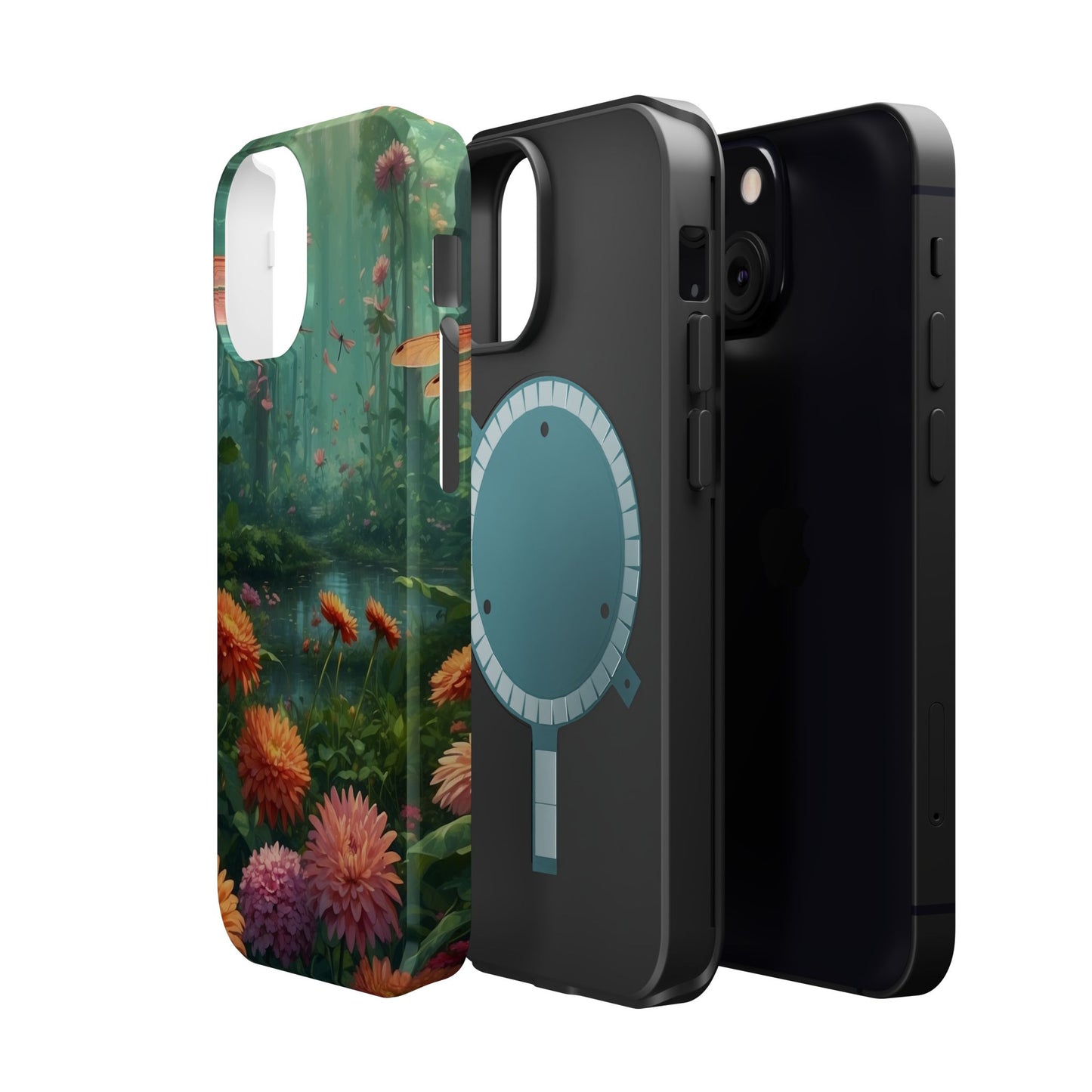 Enchanted Forest Dragonflies & Blossoms – MagSafe iPhone Series Case