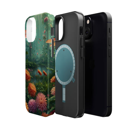 Enchanted Forest Dragonflies & Blossoms – MagSafe iPhone Series Case