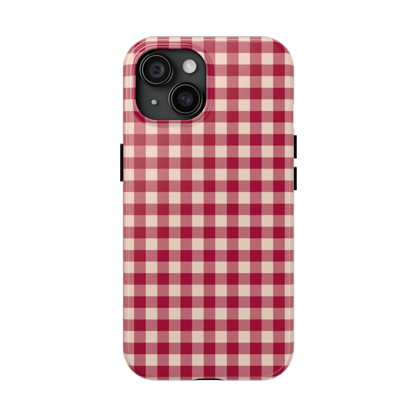 Vintage Red Gingham Check – iPhone Series Case