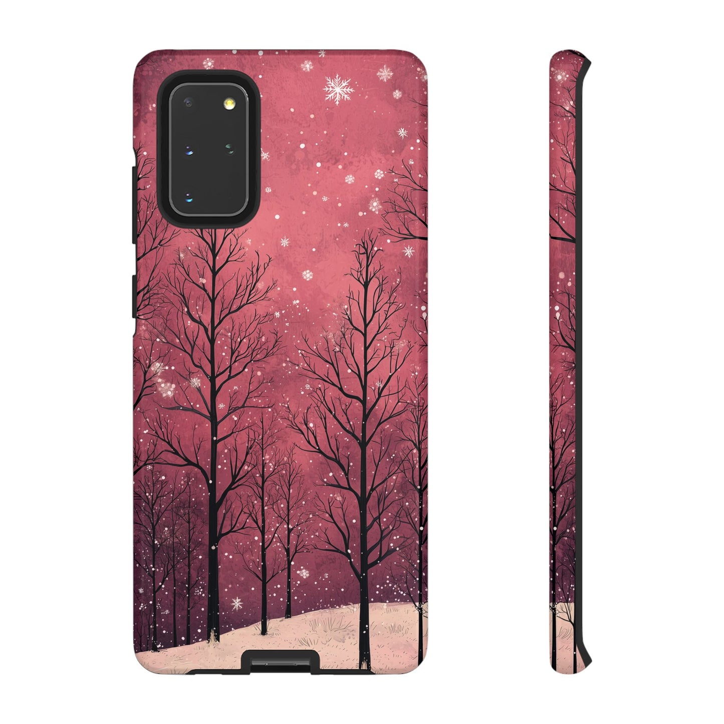 Pink Winter Twilight Forest - Samsung Galaxy Series Case