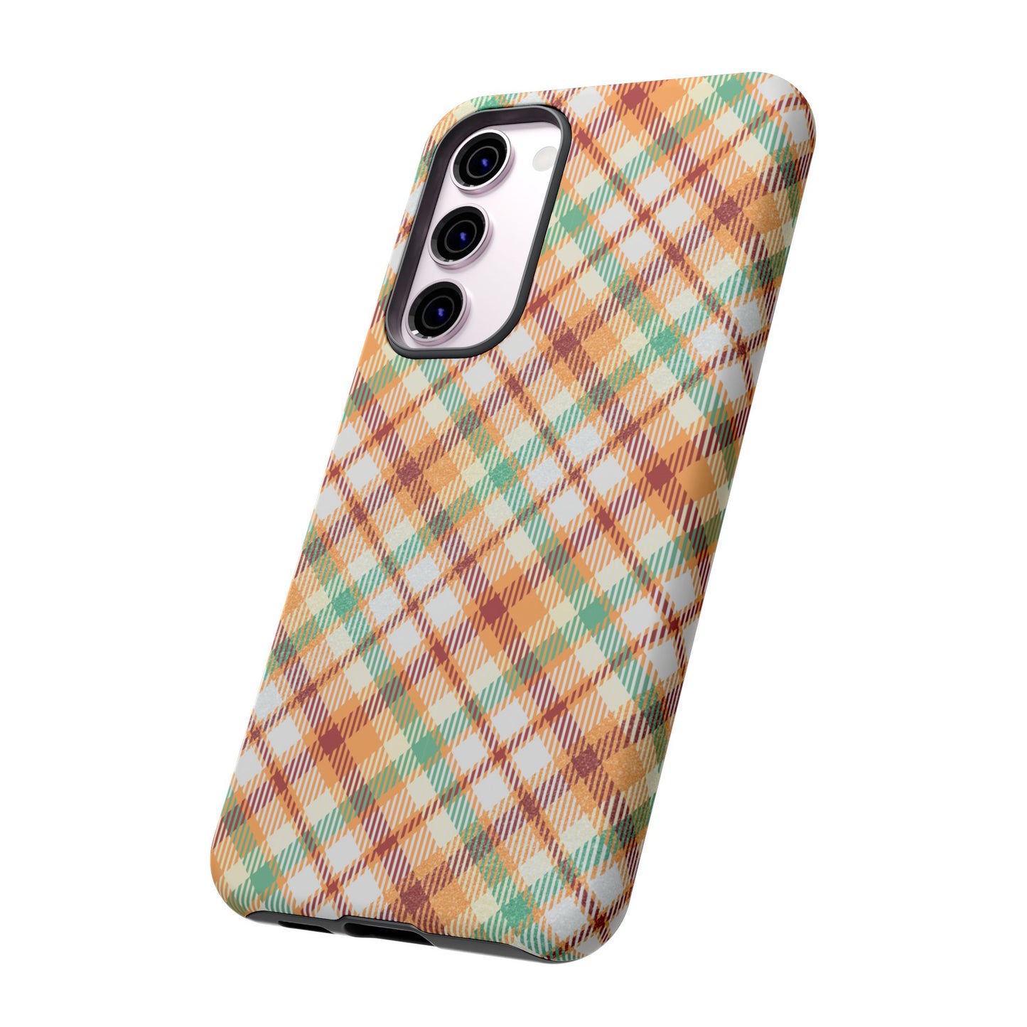 Samsung Galaxy Case - Autumn Harvest Plaid Design