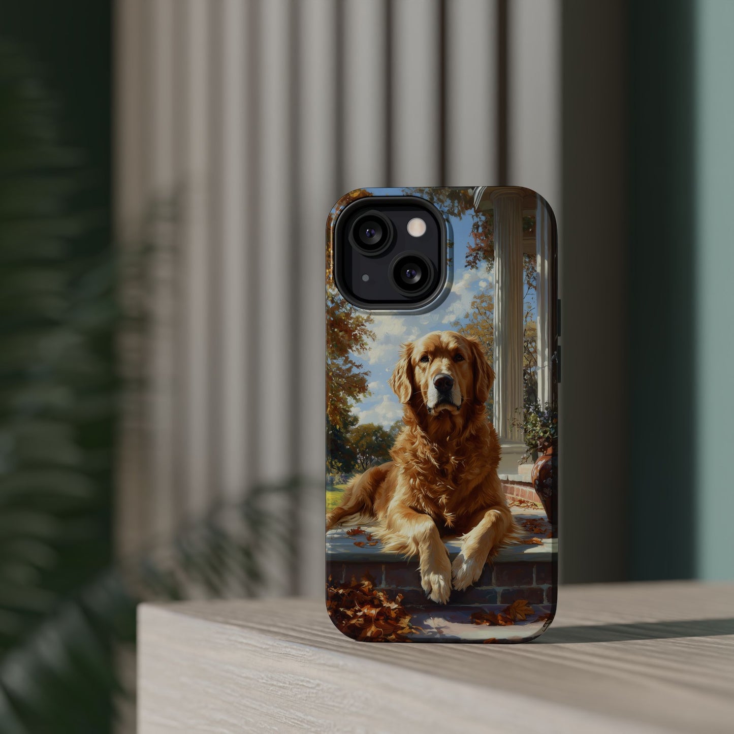 Golden Retriever Autumn Serenity - MagSafe iPhone Series Case