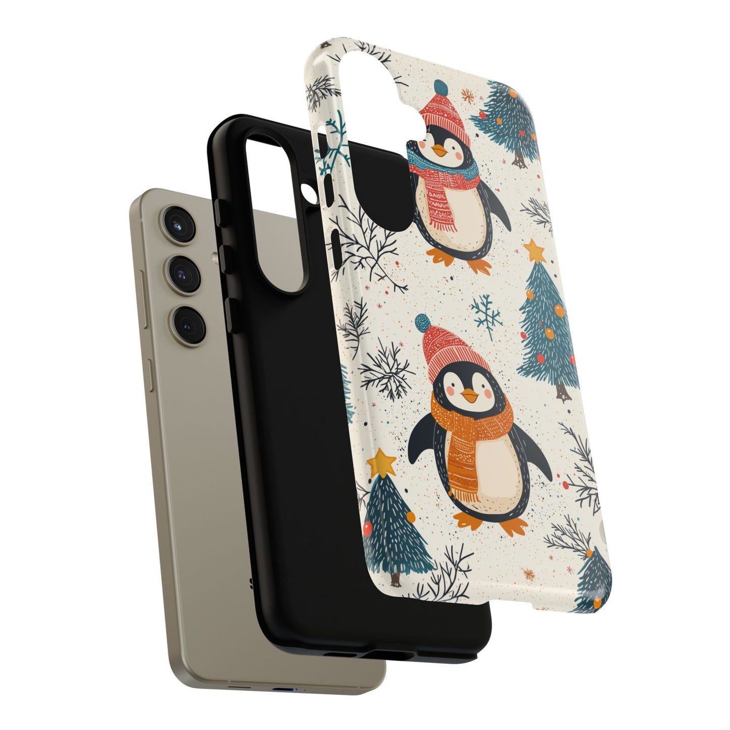 Penguin Wonderland – Snowy Christmas Cheer Samsung Galaxy Case