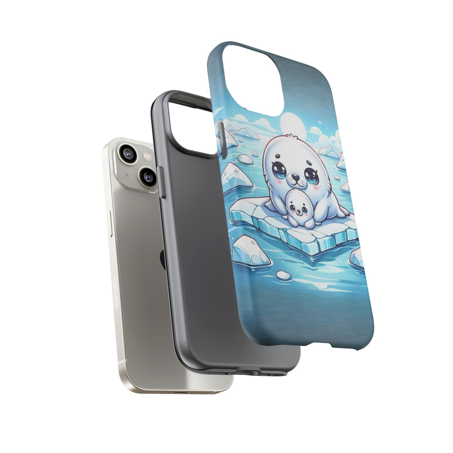 Arctic Embrace Seal iPhone Case