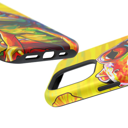 Vibrant Rainbow Frog Design – MagSafe iPhone Case