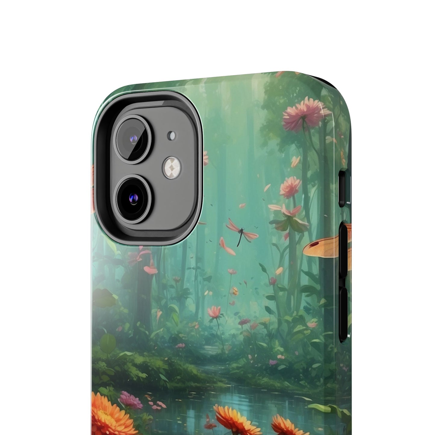 Enchanted Forest Dragonflies & Blossoms – iPhone Series Case