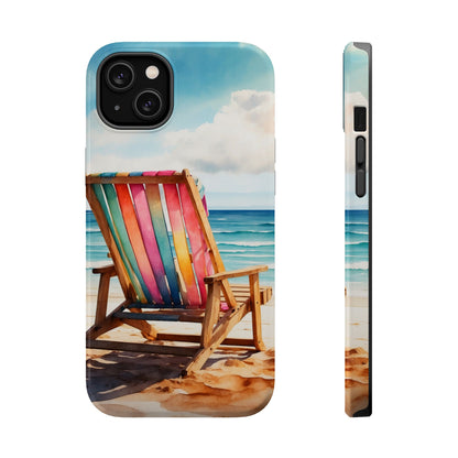 Vibrant Beach Escape MagSafe iPhone Case – Summer Vibes Design