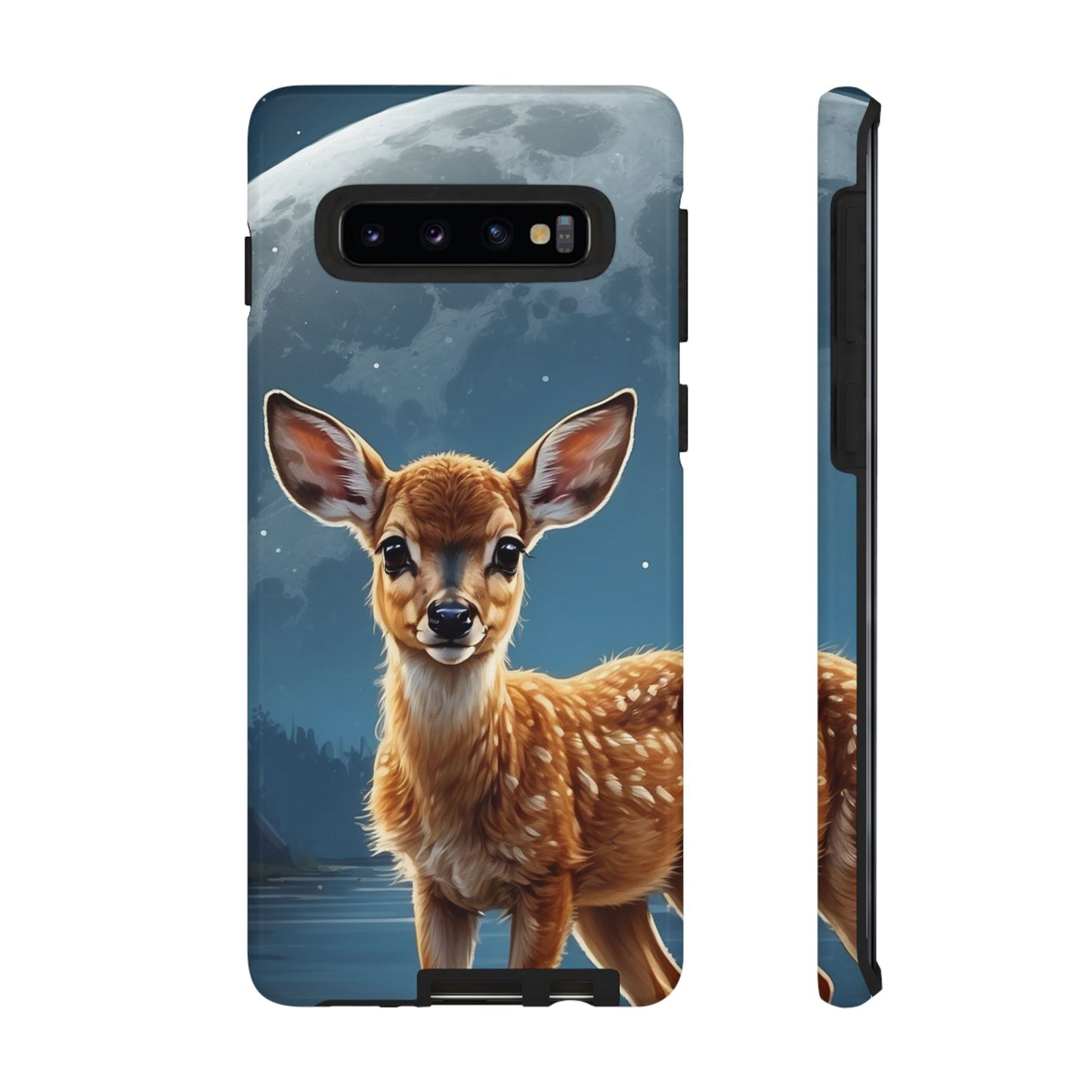 Samsung Galaxy Case – Enchanted Fawn Under the Moonlit Sky