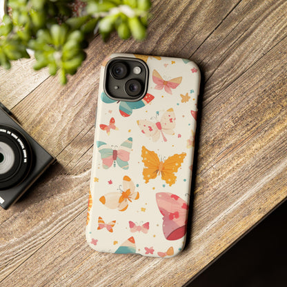 Coquette Watercolor Butterfly iPhone Case