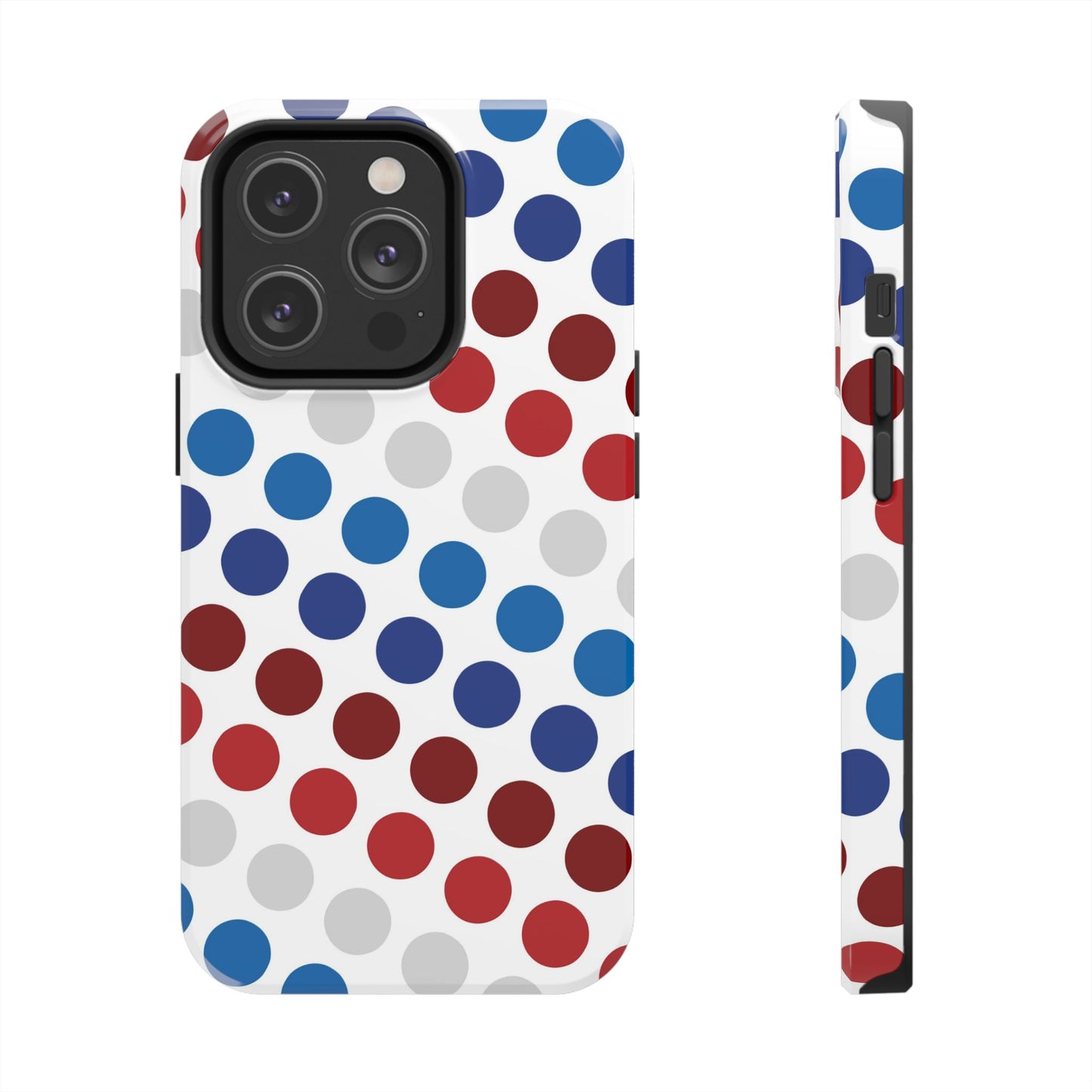 Patriotic Polka Dots - iPhone Case