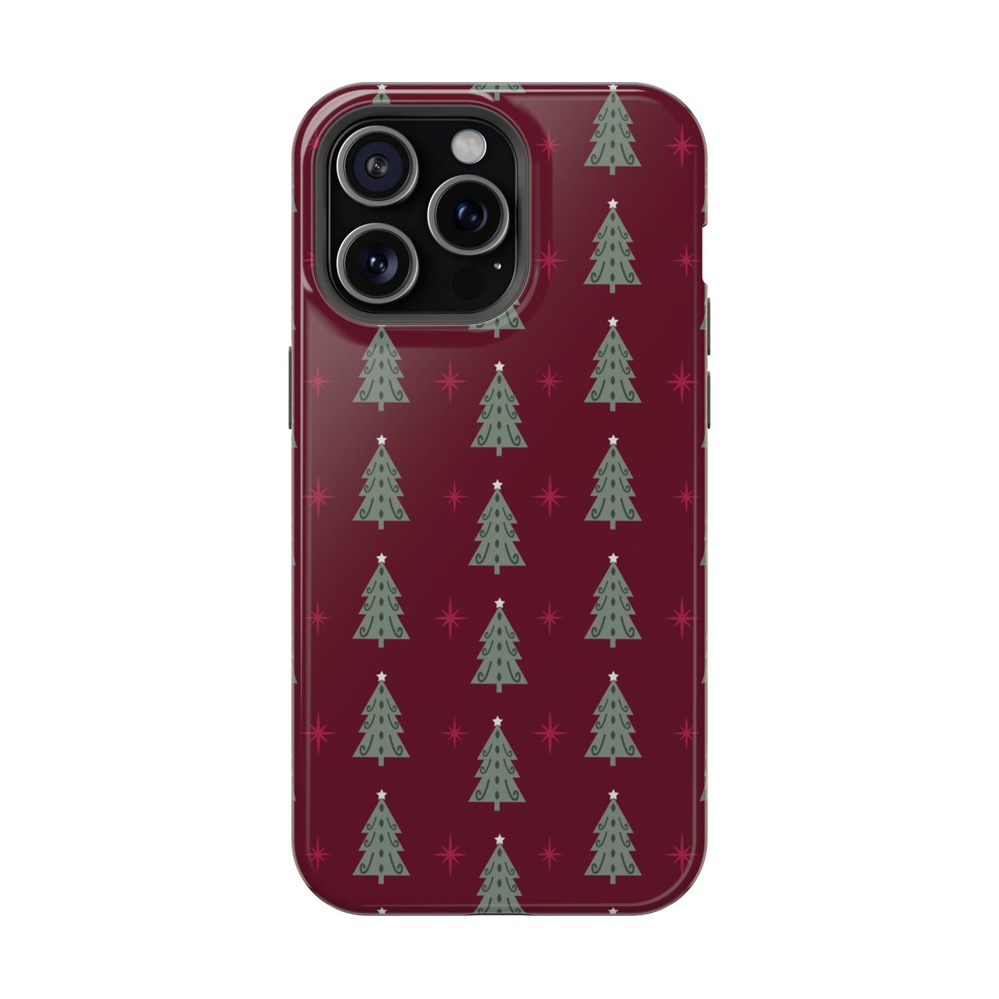 Retro Christmas Tree Pattern – MagSafe iPhone Series Case