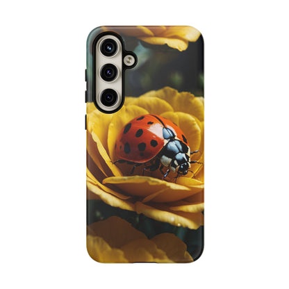 Samsung Galaxy Case: Ladybug on Yellow Petals