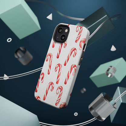 Candy Cane Christmas Pattern – MagSafe iPhone Series Case