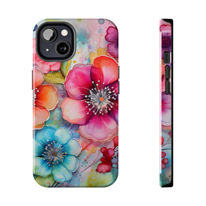 Vibrant Watercolor Floral Garden - iPhone Series Case