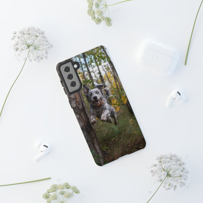 Happy Forest Dog iPhone Case – Nature-Inspired Protective Cover