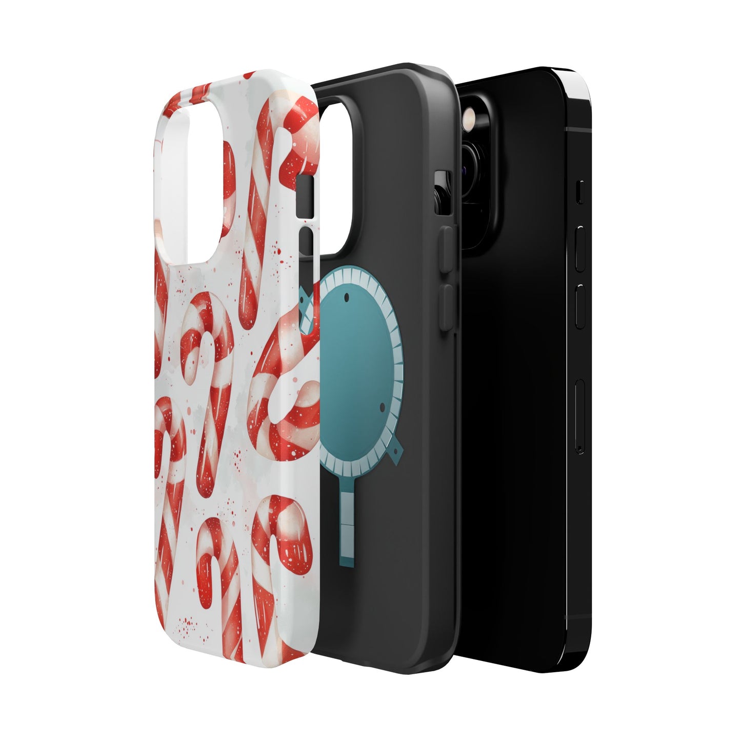 Festive Candy Cane Delight - MagSafe iPhone Series Case