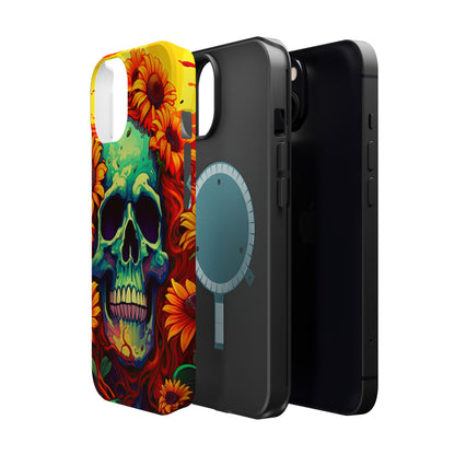 Sun Kissed Skull MagSafe iPhone Case