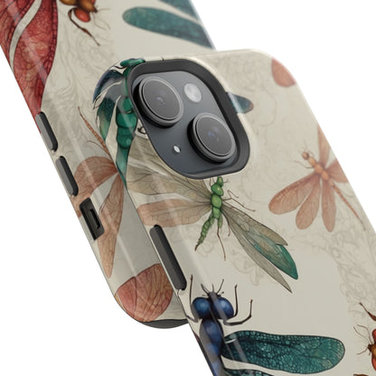 Vintage Dragonfly Garden – MagSafe iPhone Series Case