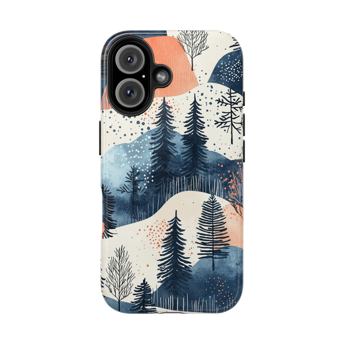 Winter Forest Samsung Galaxy Case | Watercolor Pine Trees