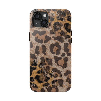 Vintage Distressed Leopard Print - iPhone Series Case