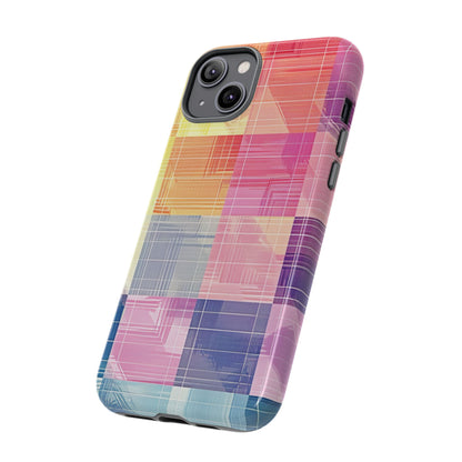 Pastel Panache Watercolor Plaid Case