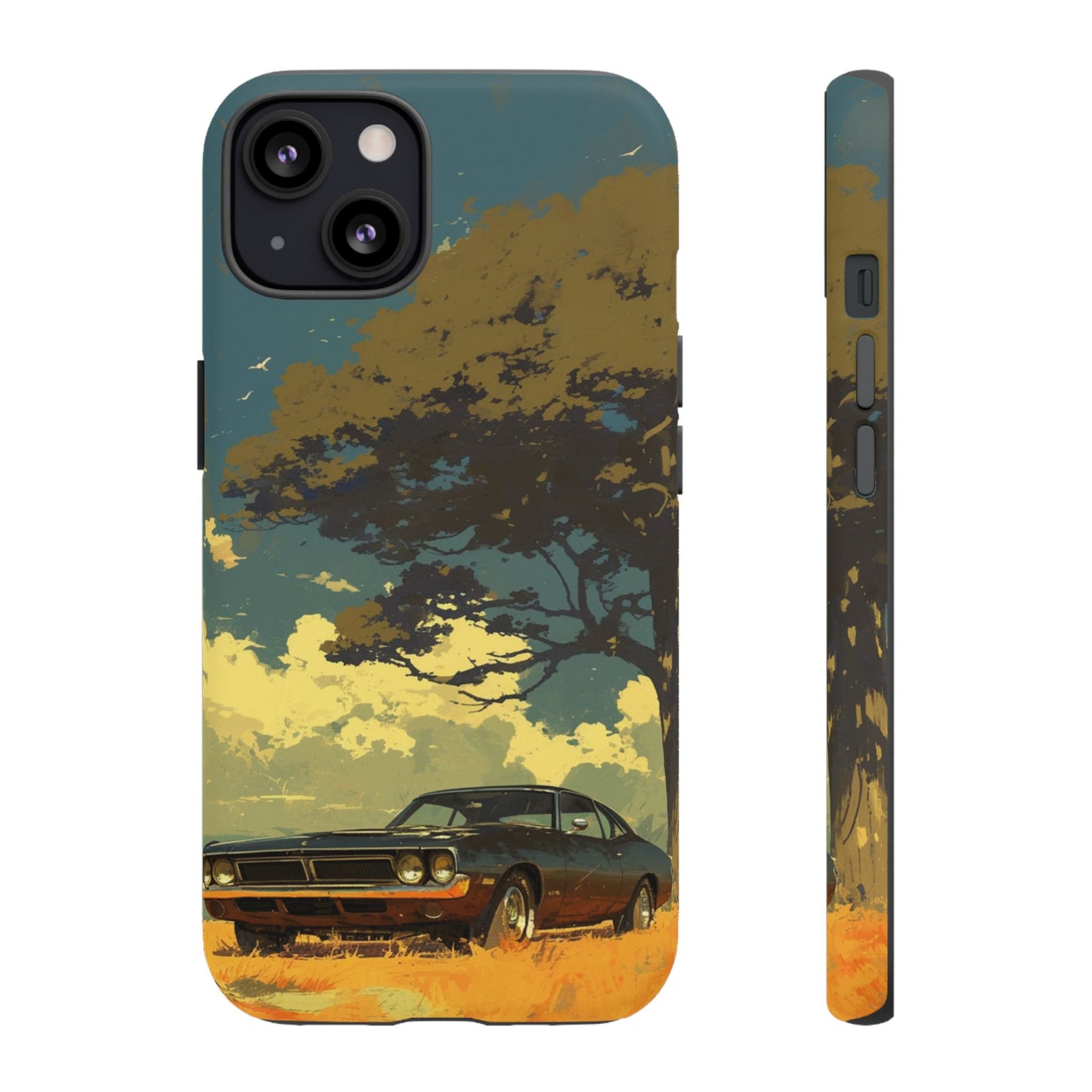 Retro Road Trip Vintage Car iPhone Case