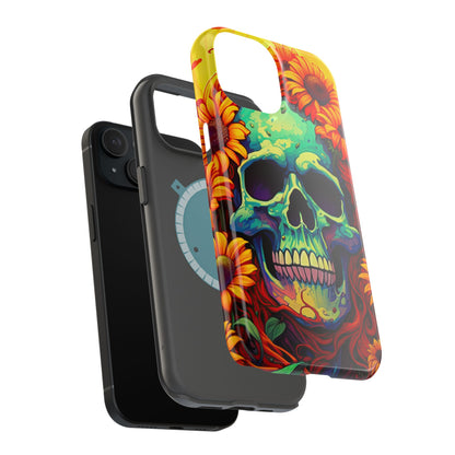 Sun Kissed Skull MagSafe iPhone Case