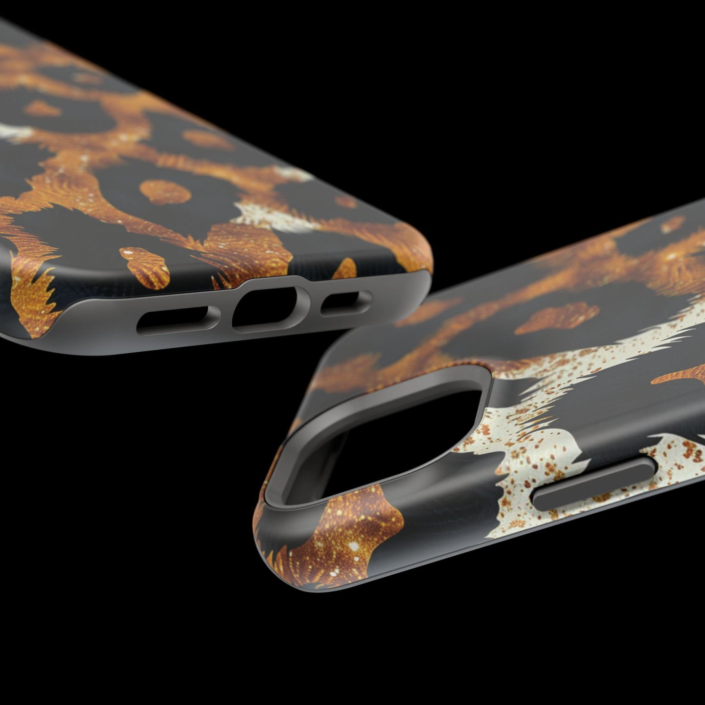 Safari Noir Gold Leopard iPhone Case