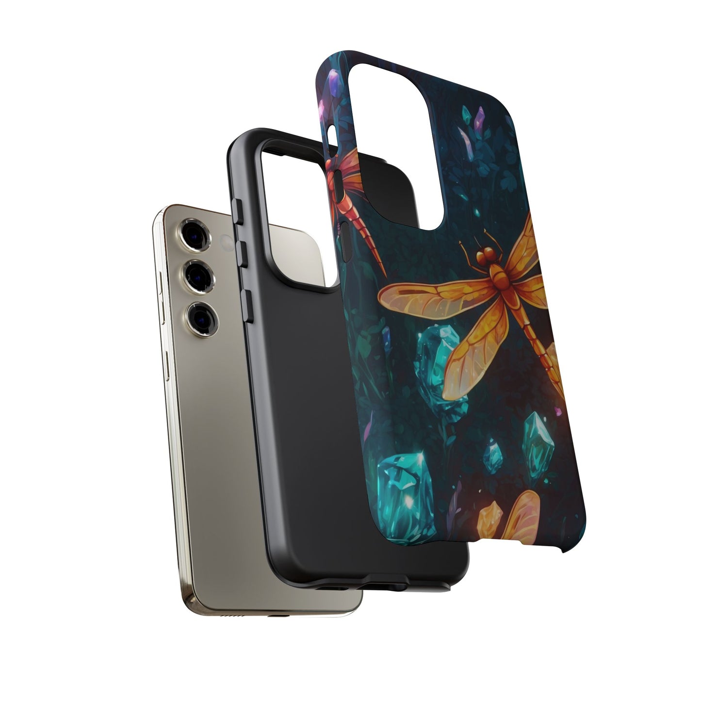 Mystical Dragonflies & Crystals – Samsung Galaxy Series Case