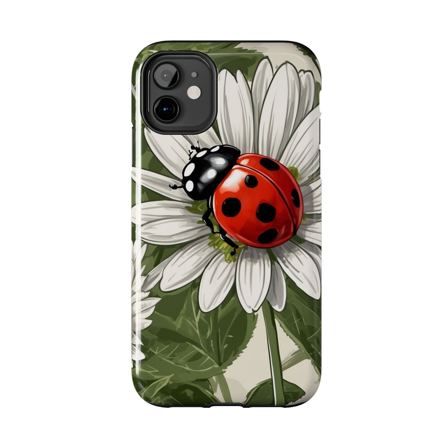 Ladybug & Daisy Garden Charm - iPhone Series Case