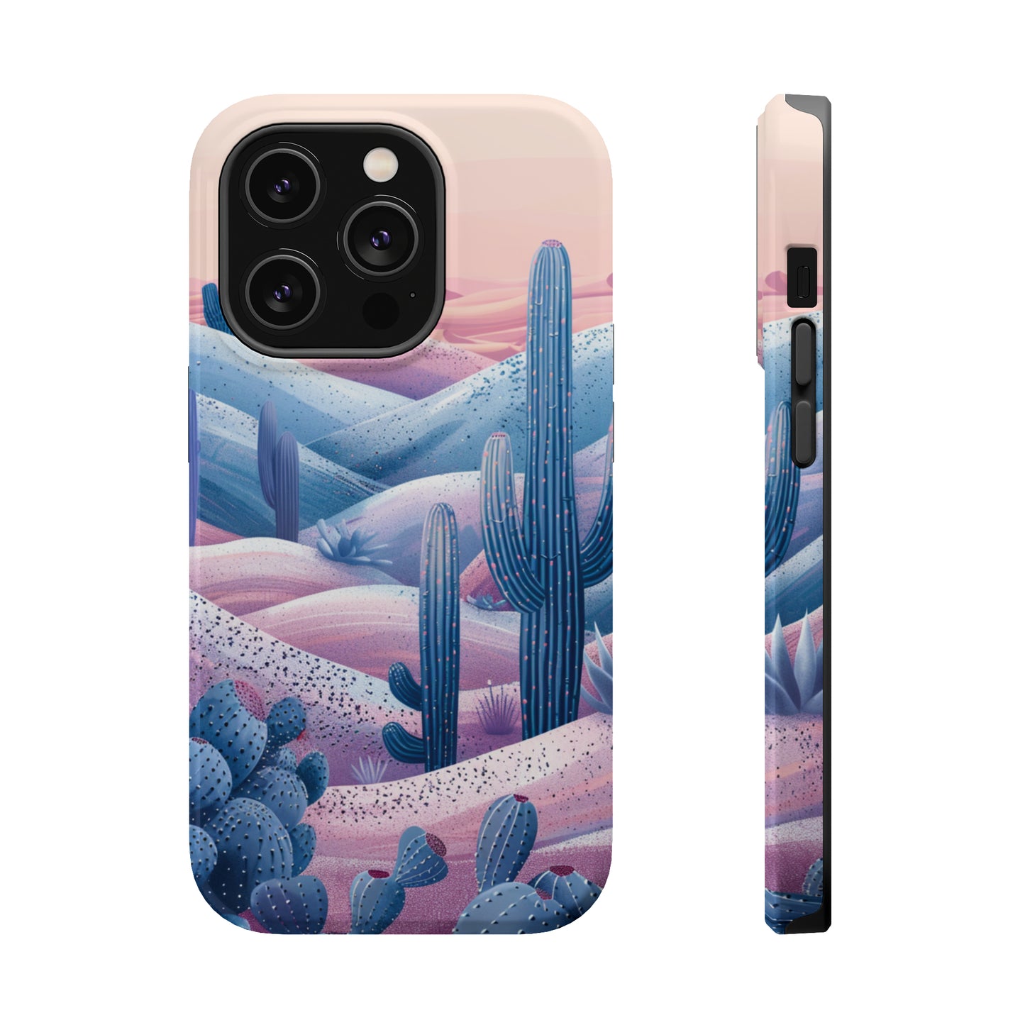 Desert Oasis MagSafe Case for iPhone – Cactus & Western Landscape Design for iPhone 15, 14 Pro Max, 13, and More!