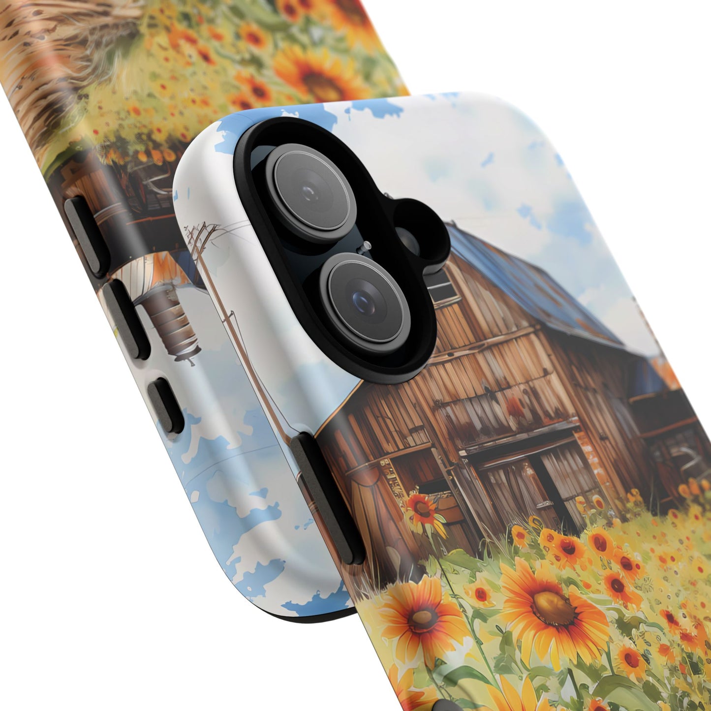 Sunflower iPhone Case  Rustic Farm Style