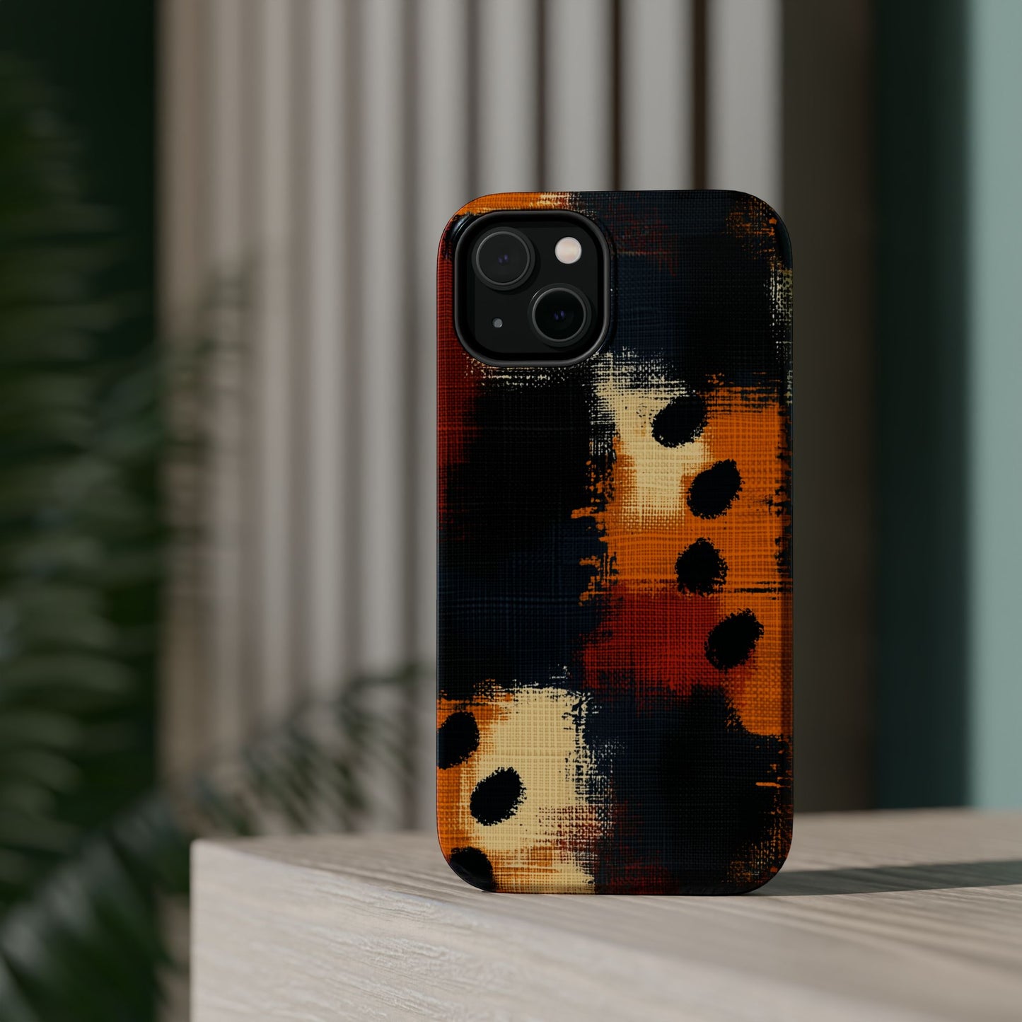 MagSafe iPhone Case: Cheetah Plaid – Wild & Bold Print