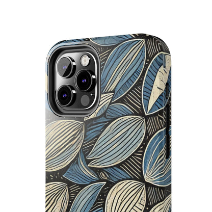 Botanical Leaf Pattern iPhone Case - Nature-Inspired Protective Cover