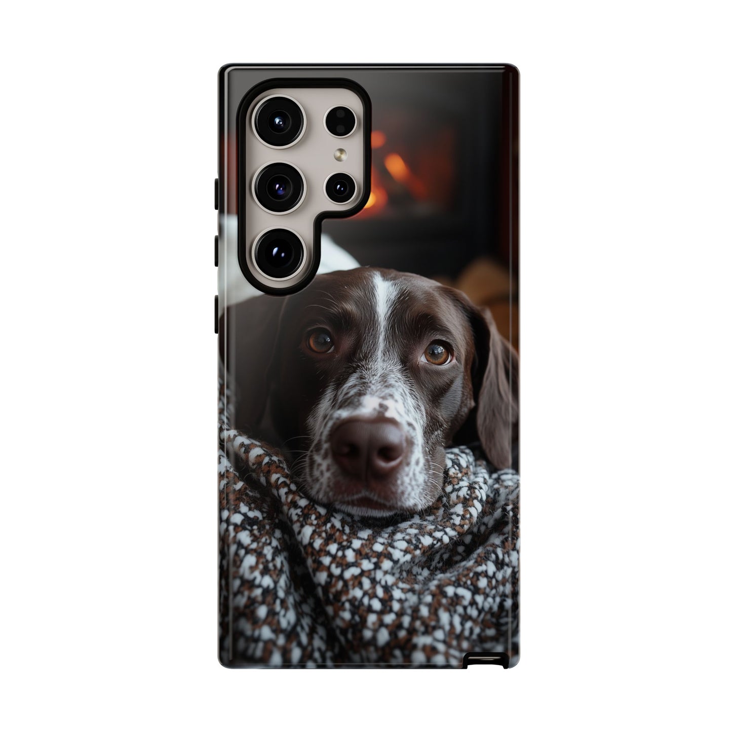 Relaxed German Shorthaired Pointer Samsung Galaxy Case – Rustic Charm Protective Cover