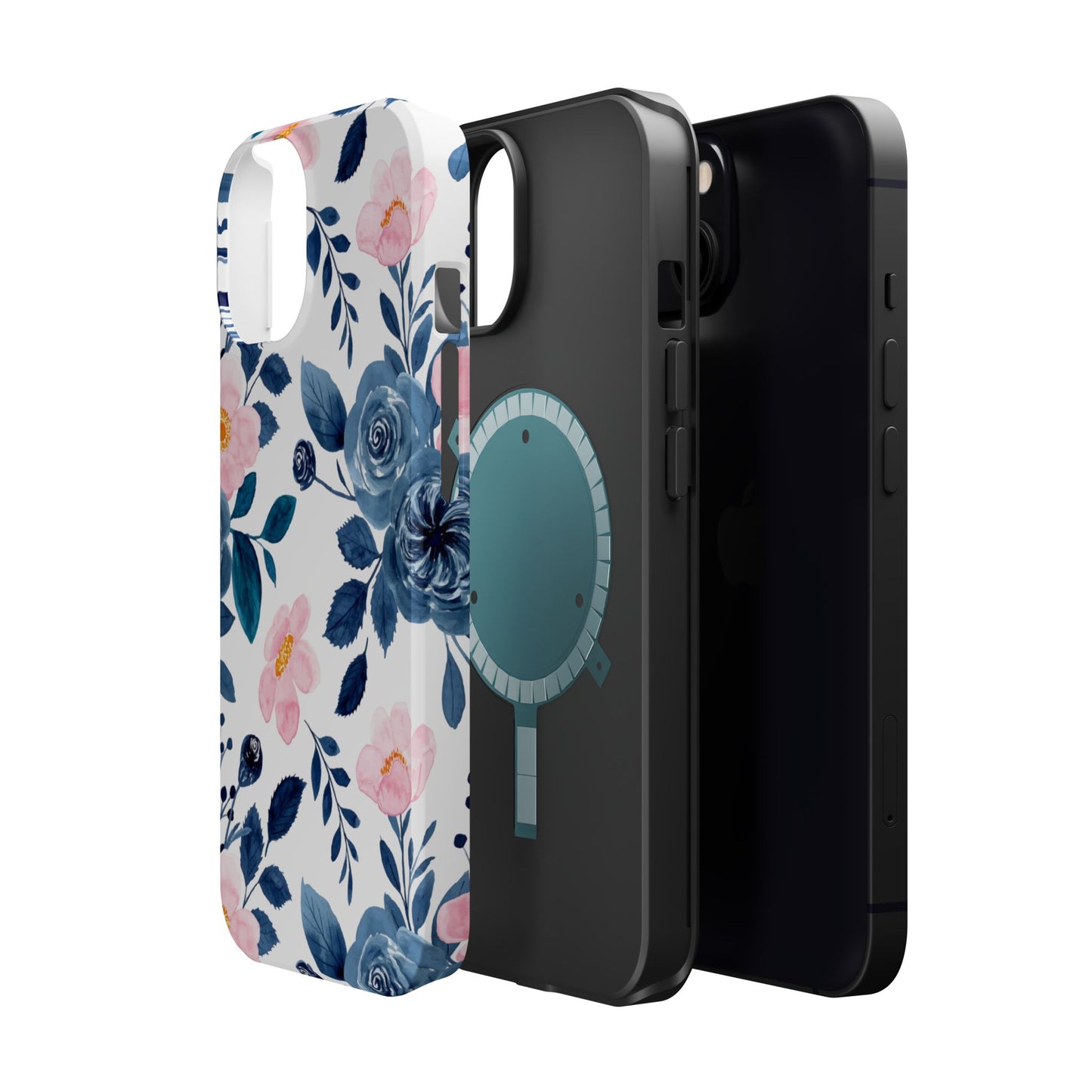 Pastel Garden Charm – MagSafe Case with Soft Watercolor Floral Print