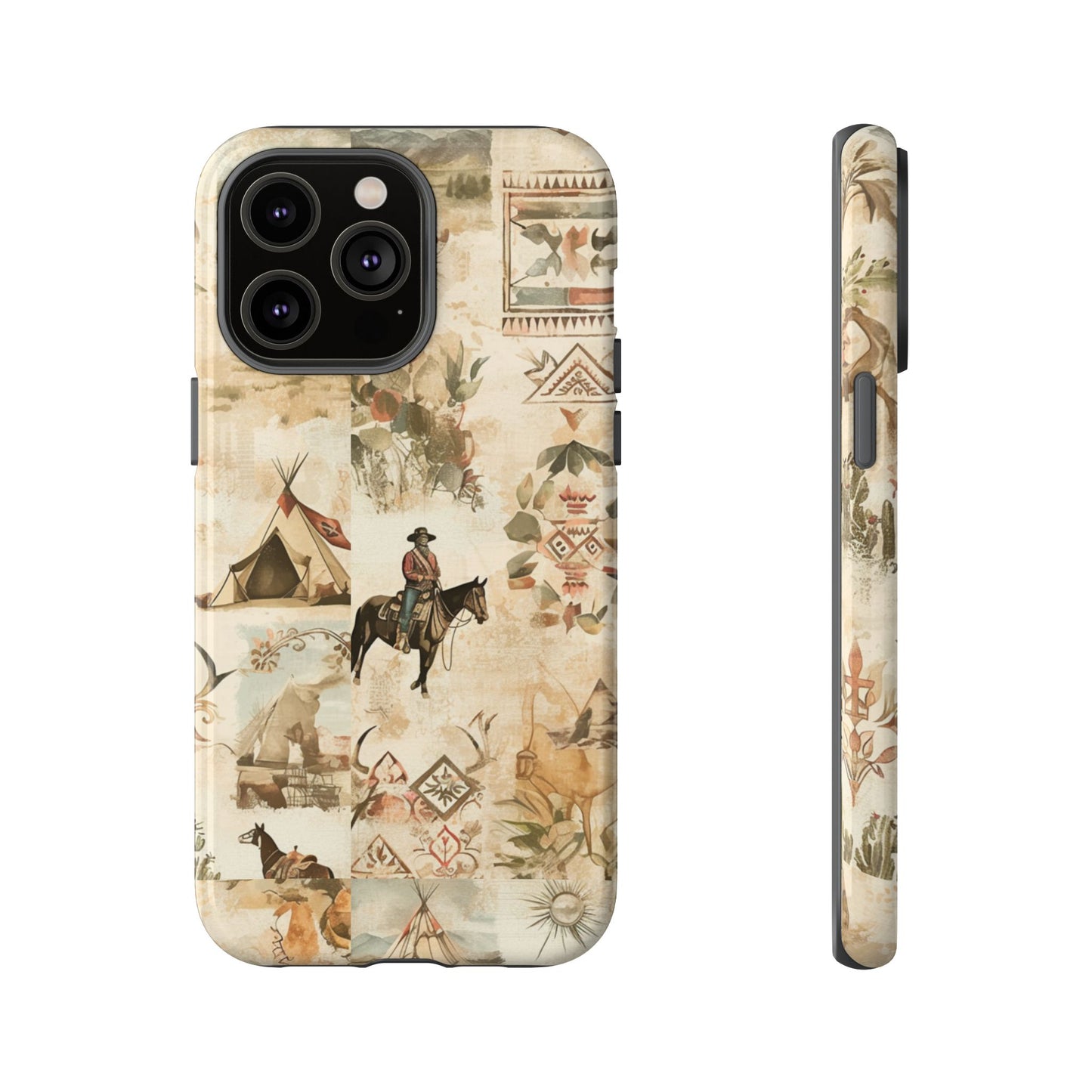 Western Collage Case | Vintage Country Aesthetic