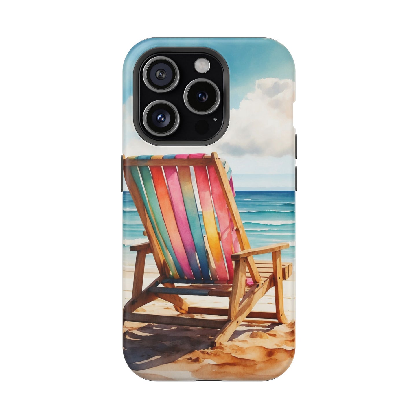 Vibrant Beach Escape MagSafe iPhone Case – Summer Vibes Design