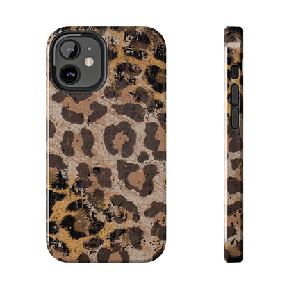 Vintage Distressed Leopard Print - iPhone Series Case