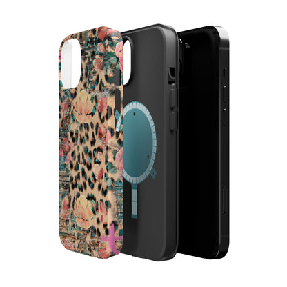 Rustic Floral Leopard - MagSafe iPhone Series Case