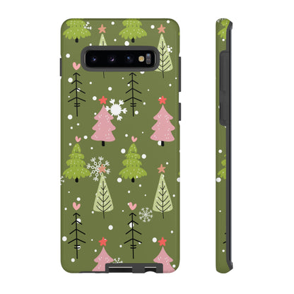 Whimsical Christmas Tree Pattern – Samsung Galaxy Series Case