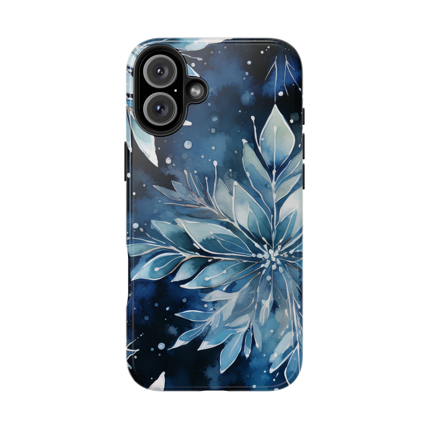 Winter’s Embrace – Blue Snowflake Samsung Galaxy Case