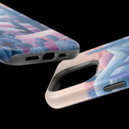 Desert Oasis MagSafe Case for iPhone – Cactus & Western Landscape Design for iPhone 15, 14 Pro Max, 13, and More!