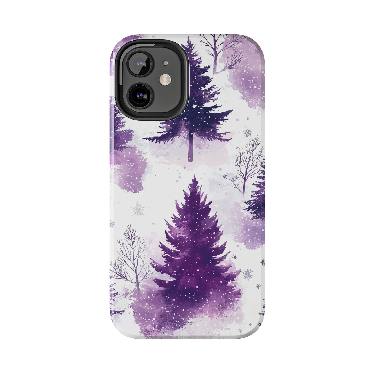 Purple Snowy Forest - iPhone Series Case