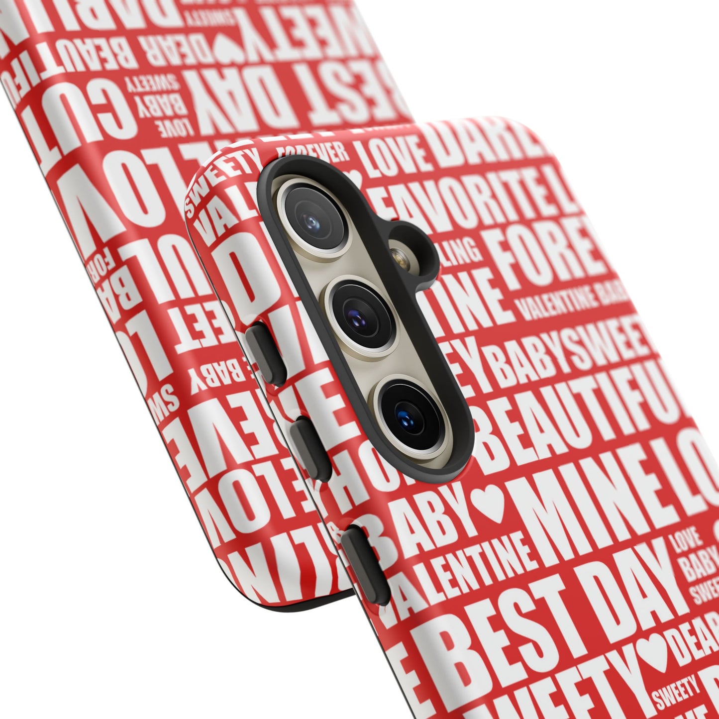 Valentine's Love Typography Samsung Galaxy Case