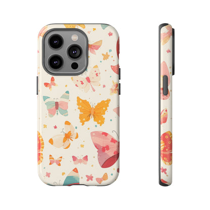 Coquette Watercolor Butterfly iPhone Case