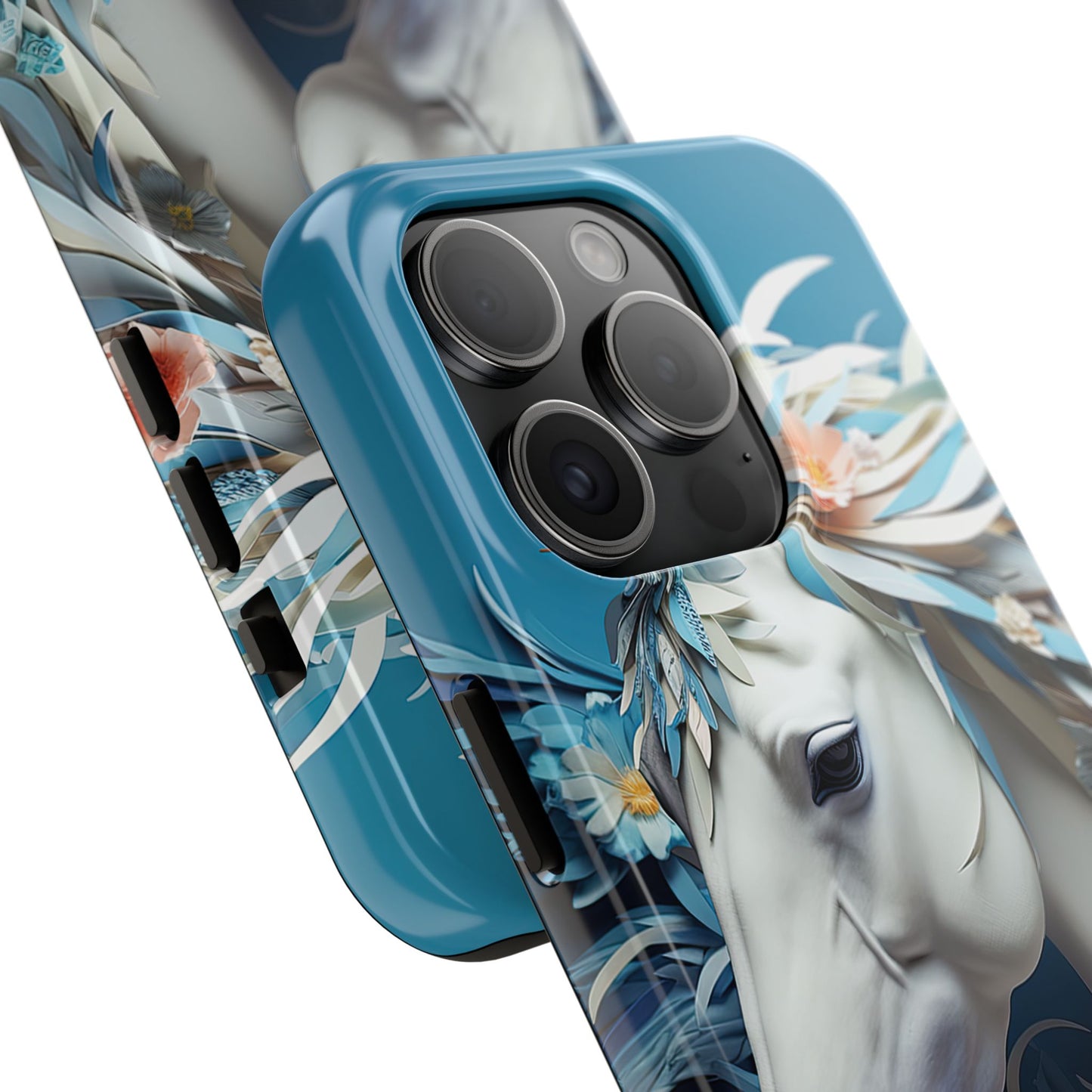 Floral Horse iPhone Case