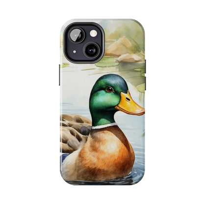 Serene Duck Reflection - iPhone Case