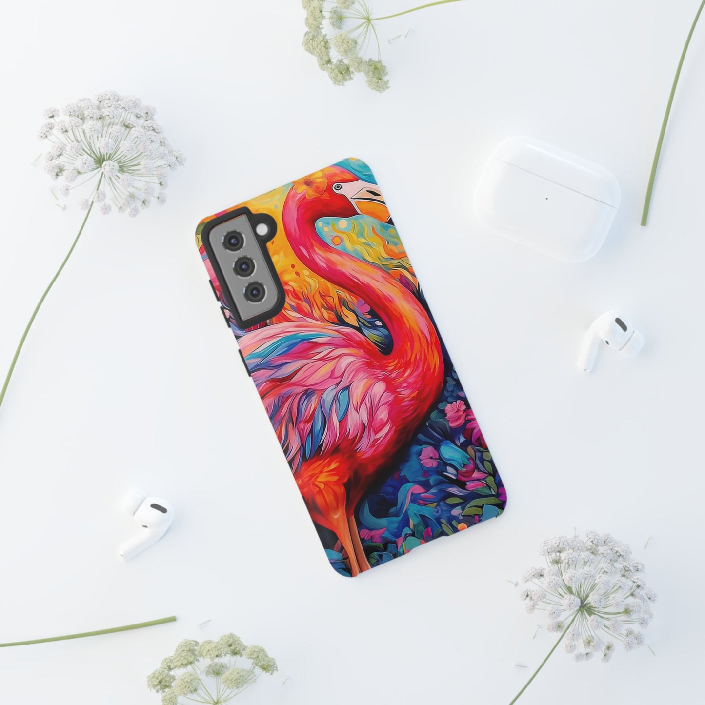 Flamingo Fiesta – Vibrant Flamingo Samsung Galaxy Phone Case