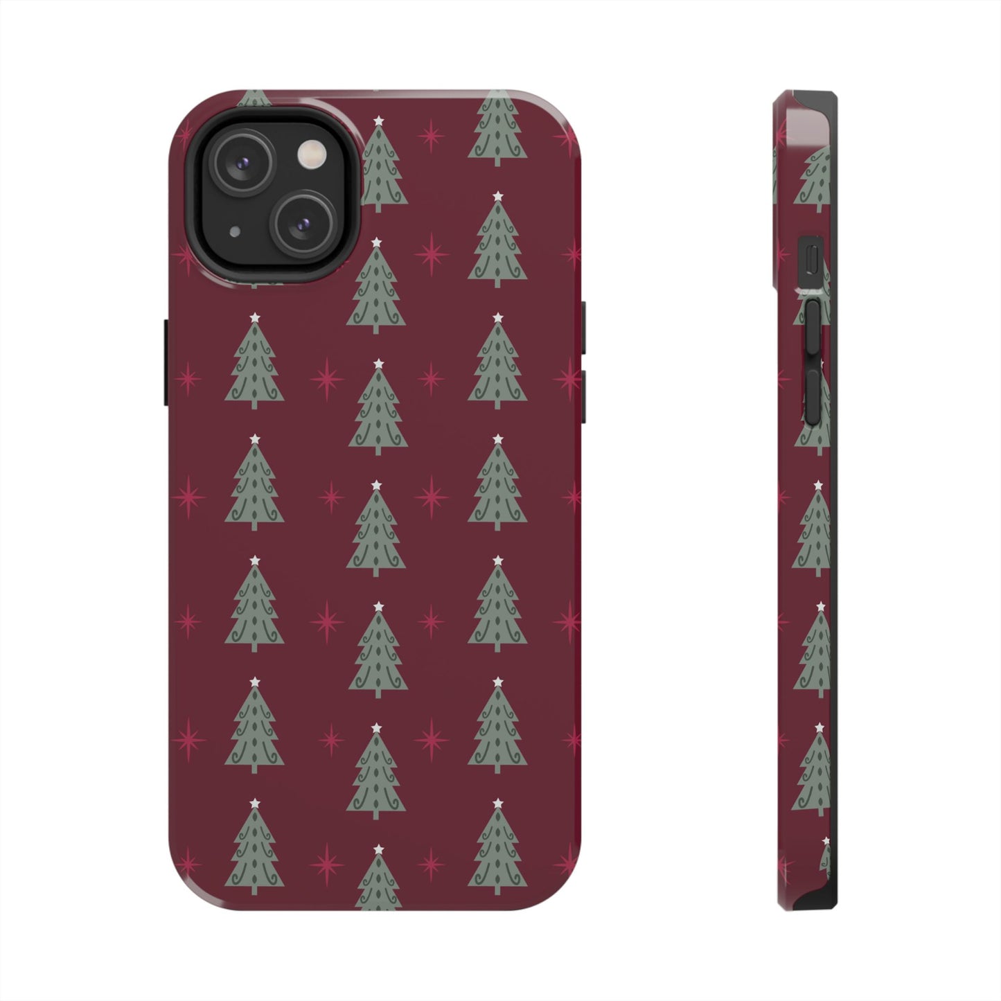 Retro Christmas Tree Pattern – iPhone Series Case